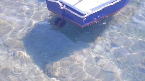 Boat on the sea. Stock Footage 96594285