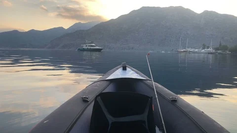 Boat on the sea Stock Footage 99719636
