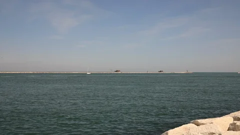 Boat in the sea Stock Footage 105241082