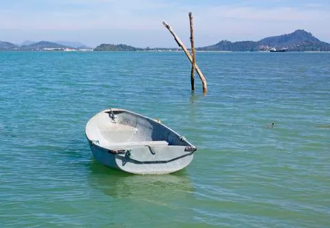 Boat in the sea Stock Photos