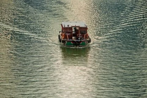 Boat in the sea Stock Photos