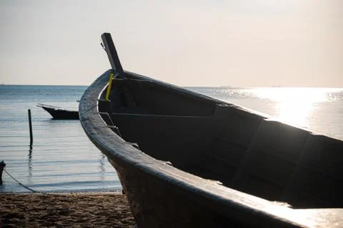 Boat by the Sea Stock Photos