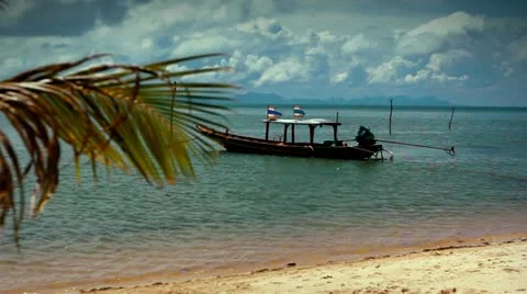 Boat sea.mp4 Stock Footage 21633241