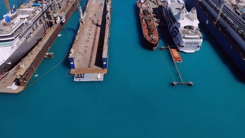 The Boat Ship Yard BAH Stock Footage 104018880