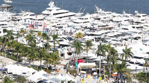 Boat Show Stock Footage 25822275