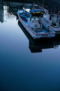 Boat in silence Stock Photos