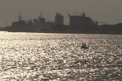 Boat Silhouette 動画素材 399071