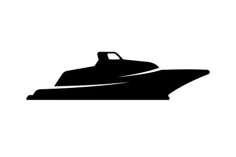 Boat silhouette Stock Illustration
