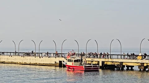 A boat that is sitting. Stock Footage 282684524