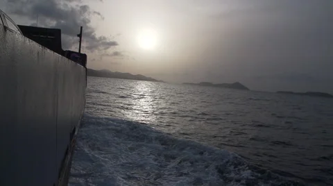 Boat Slo-Mo Video stock 49783916