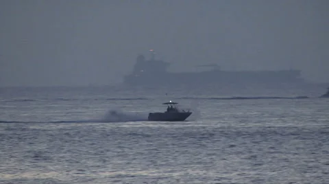 Boat Speed and Ship Video stock 40715225