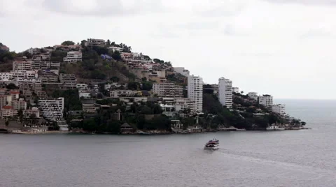 Boat Speed Up Stock Footage 6159573