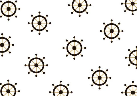 Boat steering wheel background Illustrazione stock