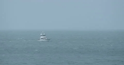 Boat stranded Stock Footage 135752618