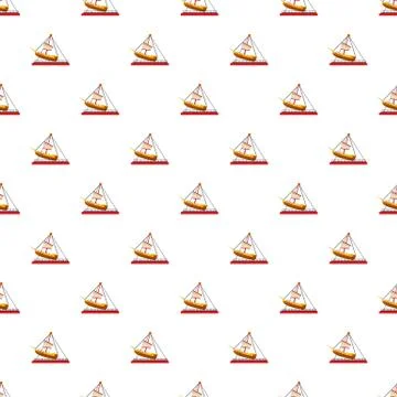 Boat swing pattern Illustration