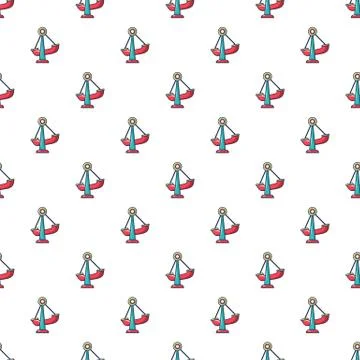Boat swing pattern seamless Illustration