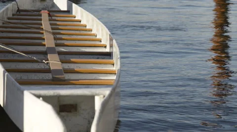 Boat tied to a dock. Stock Footage 62227070