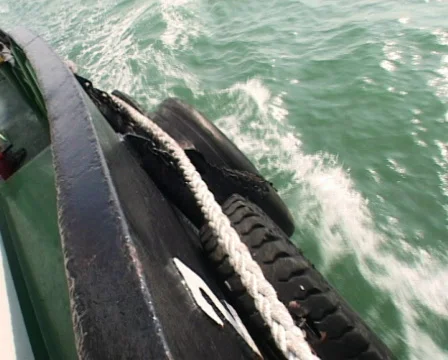 Boat Tires Stock Footage 115999