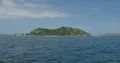 Boat tour and island hopping on Flores Sea between islands of Indonesia 4k or 4k+ Resolution