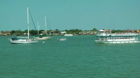 Boat Tour on River Stock-Footage 10901033