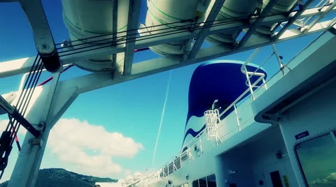 Boat trail. Video stock 64409840