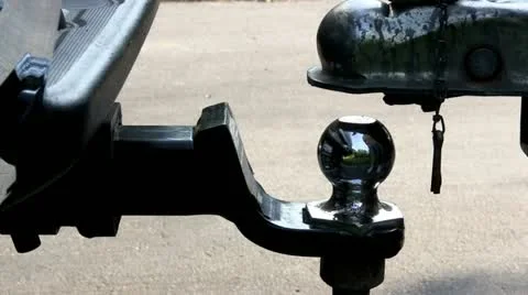 Boat trailer hitch alignment; 8 Video stock 12078570