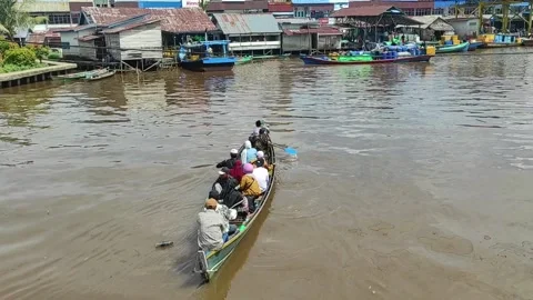 Boat transportation Stock Footage 296676957
