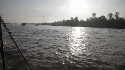Boat Trip Stock Footage 32274723