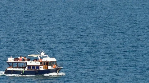 Boat trip Stock Footage 99657749