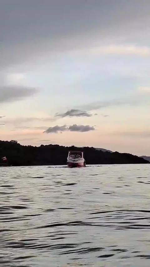 Boat trip Stock Footage 222760287