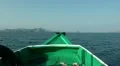 Boat trip front view with native speed boat HD Footage
