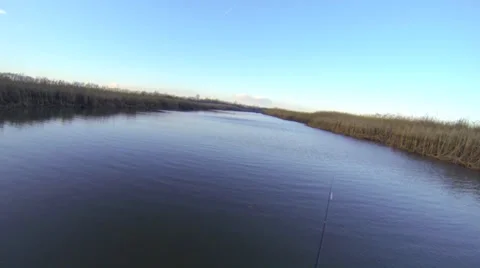 Boat trip on the lake Stock Footage 36645826