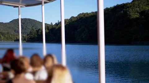 Boat Trip on the Lake Stock Footage 293242320