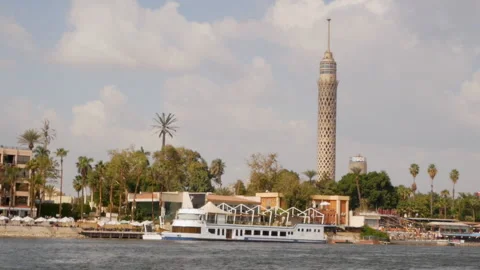 Boat trip on the Nile River, Egypt 動画素材 147672263