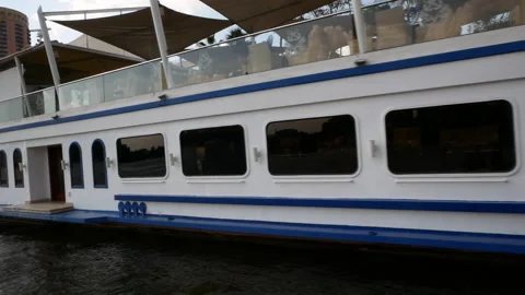 Boat trip on the Nile River, Egypt 動画素材 147672371