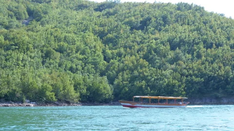 Boat Trip on the River Stock-Footage 293256868