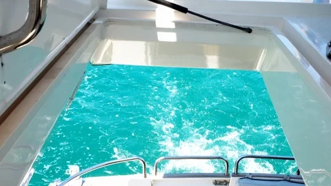 Boat trip, water view Stock Footage 108631732