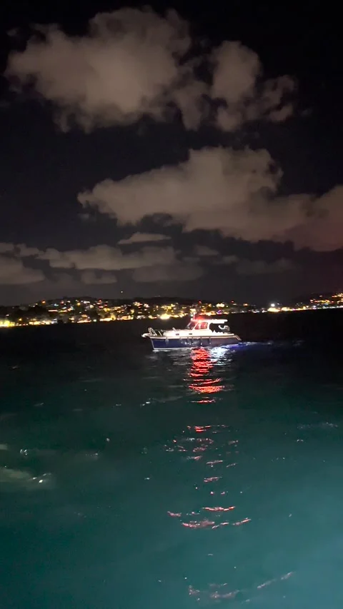 Boat trips with Bosphorus view Vídeo Stock 249963348