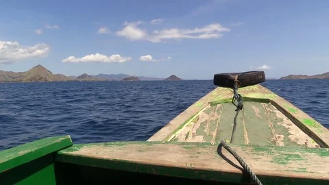 On the boat in tropical paradise Stock Footage 81533001