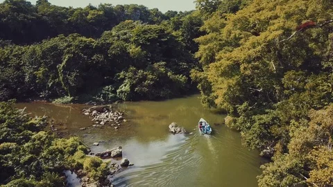 Boat turning over Video stock 100764633