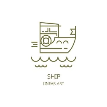 Boat vector illustration Stock Illustration