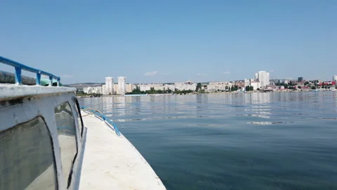Boat view of the city Video stock 159209588