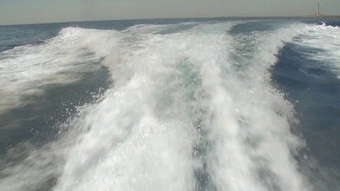 Boat wake Stock Footage 71575011