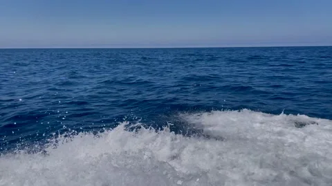 Boat Wake Stock Footage 156974087