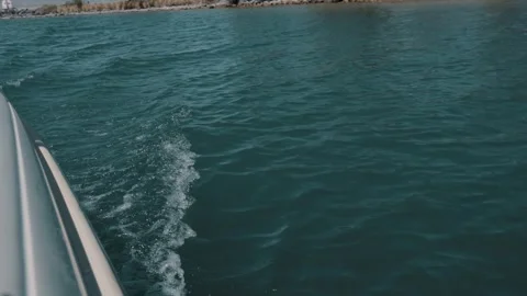 Boat wake Stock Footage 241498780