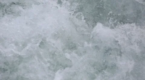 Boat wake on the lake Stock Footage 54052873