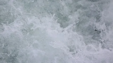 Boat wake on the lake Stock Footage 54136336