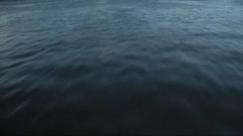 On a boat on water Stock Footage 1808130