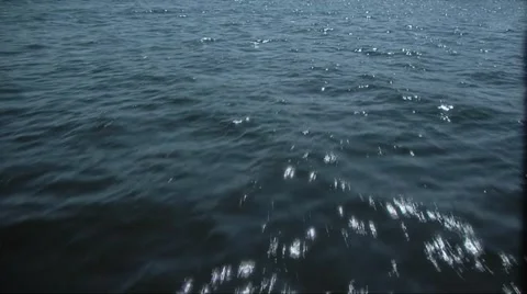 On a boat on water Stock Footage 1808192