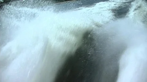 On a boat on water Stock Footage 1808421